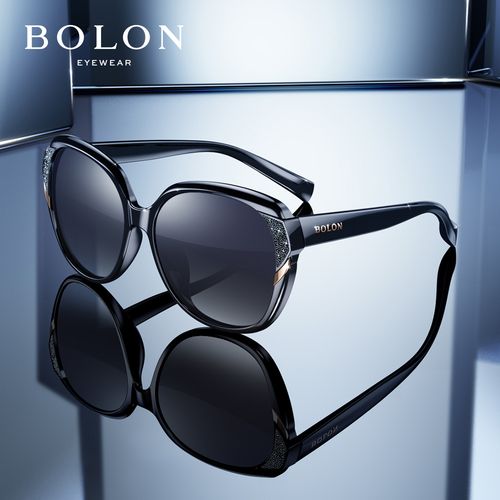 bolon暴龙蝶形偏光太阳镜女款个性潮流墨镜时尚圆脸眼镜bl2511