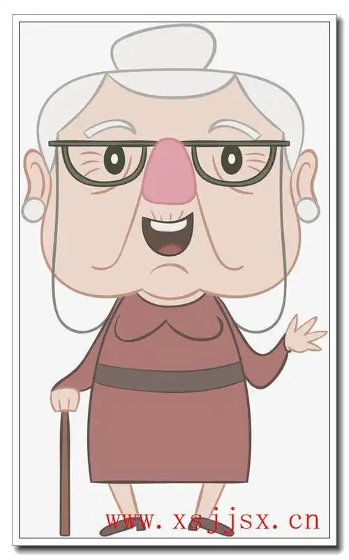 老奶奶的英文怎么说