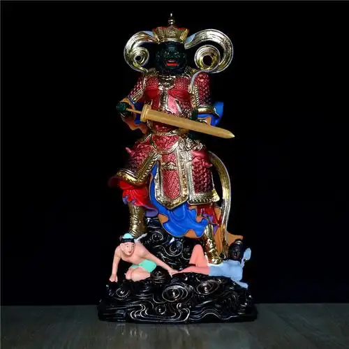四大天王摆件佛像持国增长广目多闻魔家四将四大金刚佛教护法神像摆件