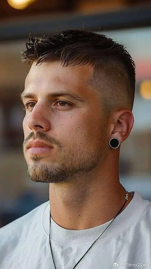 男发剪来剪去,还是两侧铲短最帅气,你剪对了吗|短发型|发型|头发_新浪