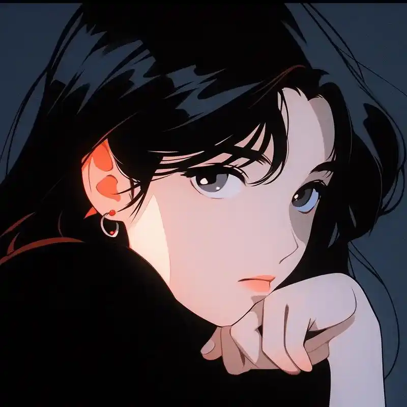 复古动漫女头.文静#优质头像 #动漫女头 #你们见过漫画中的 - 抖音