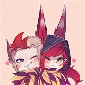 lol洛与霞高清情侣头像图片大全,英雄联盟关于洛和霞图片头像