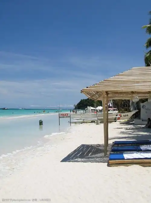 长滩岛白沙滩图片