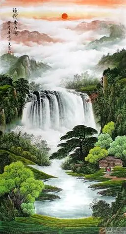 八方聚宝盆风水画大全 八方聚财聚宝盆原图-开运网