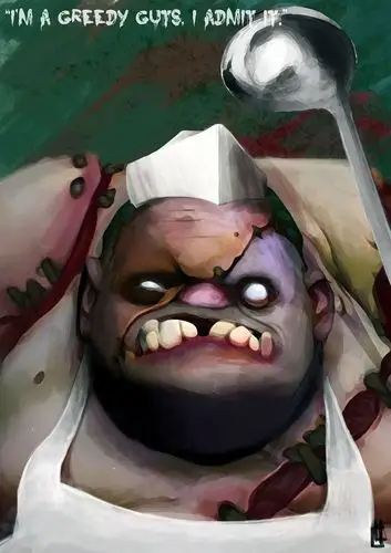 dota2屠夫惊悚图集赏 新鲜的肉快到碗里来!