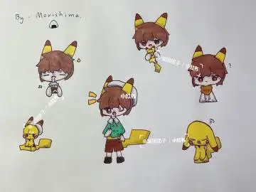 皮卡丘拟人