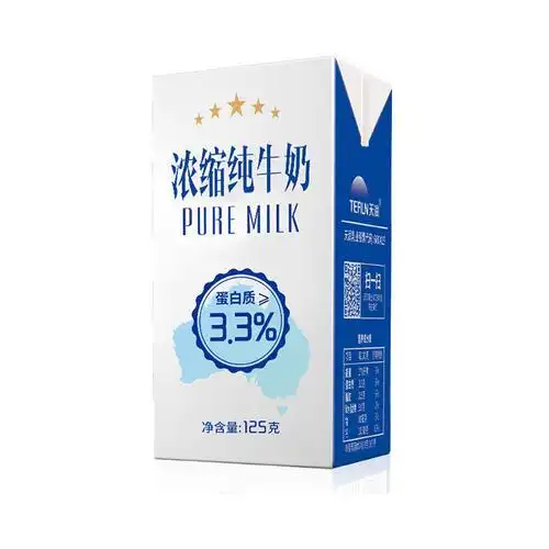 早餐特产浓缩鲜奶新疆全脂纯牛奶天润