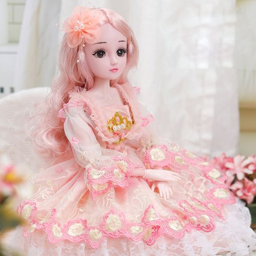 超大号60厘米浅仔芭比洋娃娃超大号女孩儿童单个玩具公主生日礼物