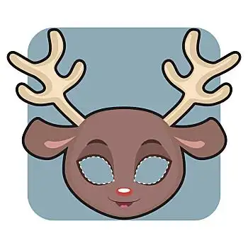 驯鹿,面具,万圣节,喜庆