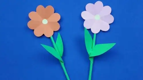 园手工教程简单小雏菊折纸图解手工折纸可爱的小纸花花束折纸简单的折