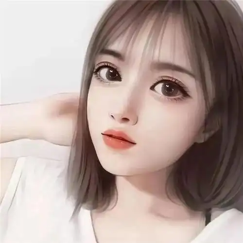 五官精致端庄大气成熟手绘女生头像图片