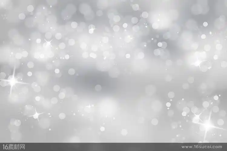 唯美白色光斑背景素材高清图片