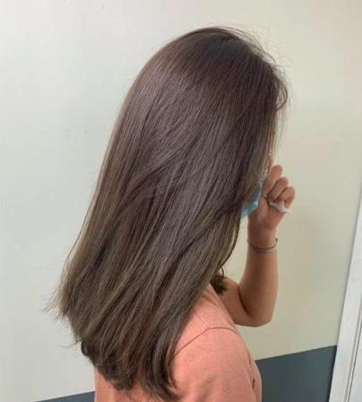 简单实用染发技术,冷灰褐色调配方法,简单易学