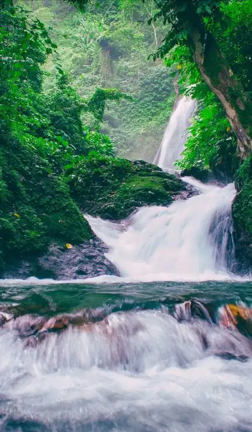 唯美瀑布高清大自然风景