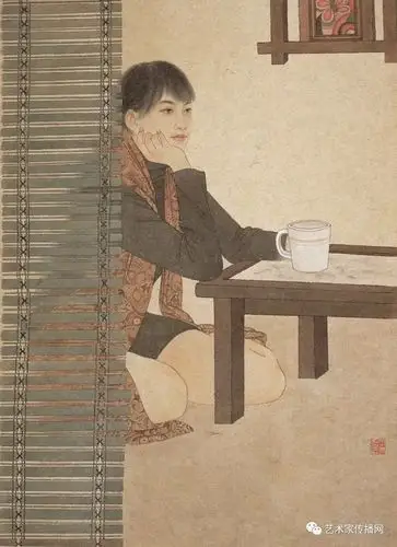 当代国画家徐鹤推荐~中国画工笔人物欣赏|徐鹤|国画家|工笔_新浪新闻