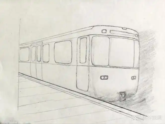 地铁简笔画 地铁简笔画