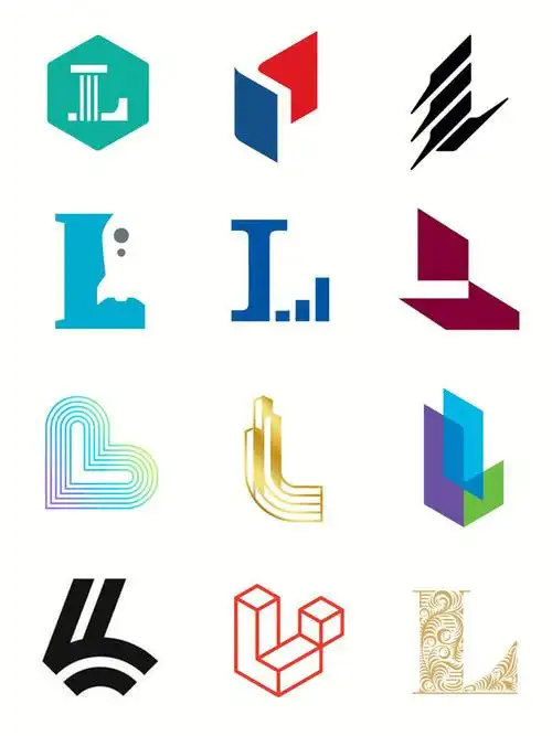 字母llogo设计创意灵感分享