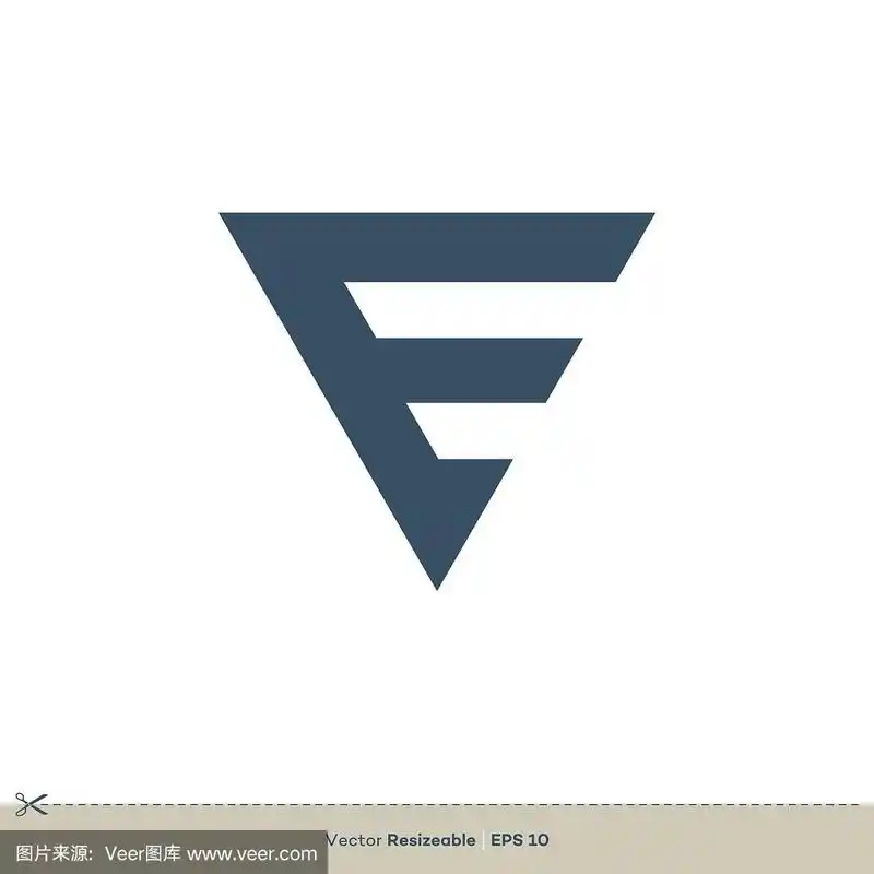 e字母标志模板插图设计.向量eps 10.