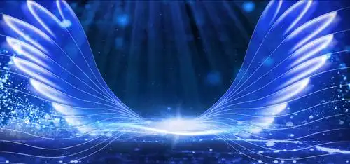 翅膀led大屏背景_3000x1400_高清视频素材下载(编号:3558359)_舞台