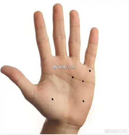 主财的掌心痣,如果位置略偏的话对情感运势. 来自随心大师 - 微博