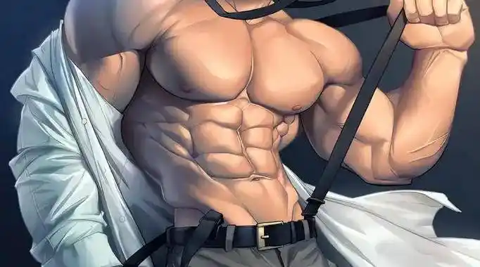 教你动漫胸肌腹肌的画法教程!