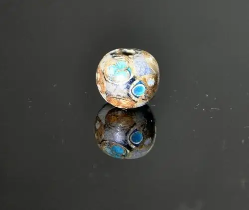 现代仿蜻蜓眼琉璃珠战国蜻蜓眼琉璃珠