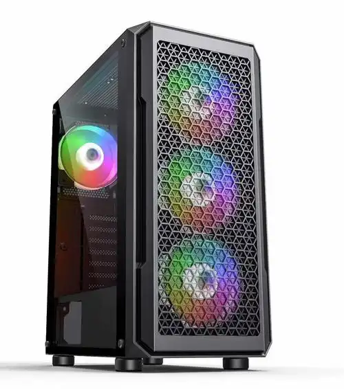 先马凡尔赛电脑机箱全侧透明台式机主机atx游戏水冷办公matx中塔