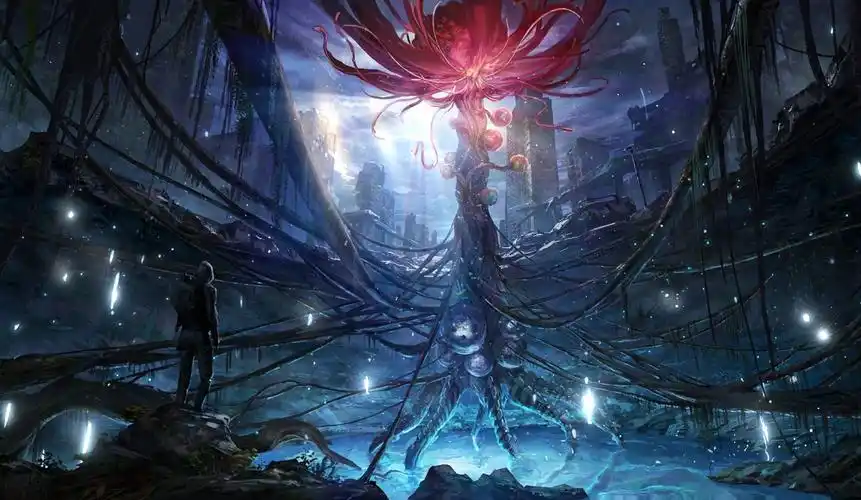 wallpaperengine灵笼玛娜之花精美原画动态壁纸