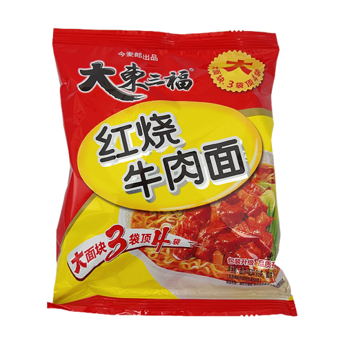 食怀大东三福面整箱7/24酸辣肉丝面东三福方便面泡面 红烧牛肉面 7