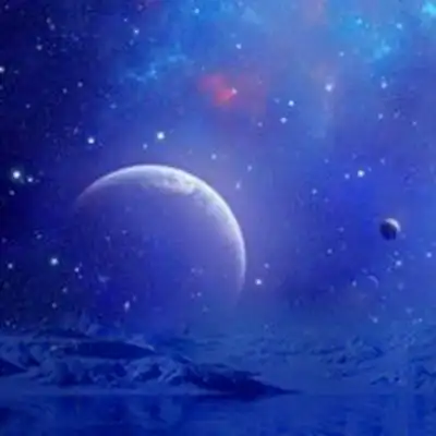 唯美夜晚星空头像_www.qqtu8.com