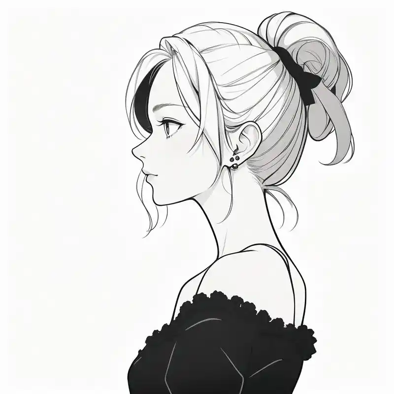 她们的侧面,如同一幅画,诉说着岁月的故事.