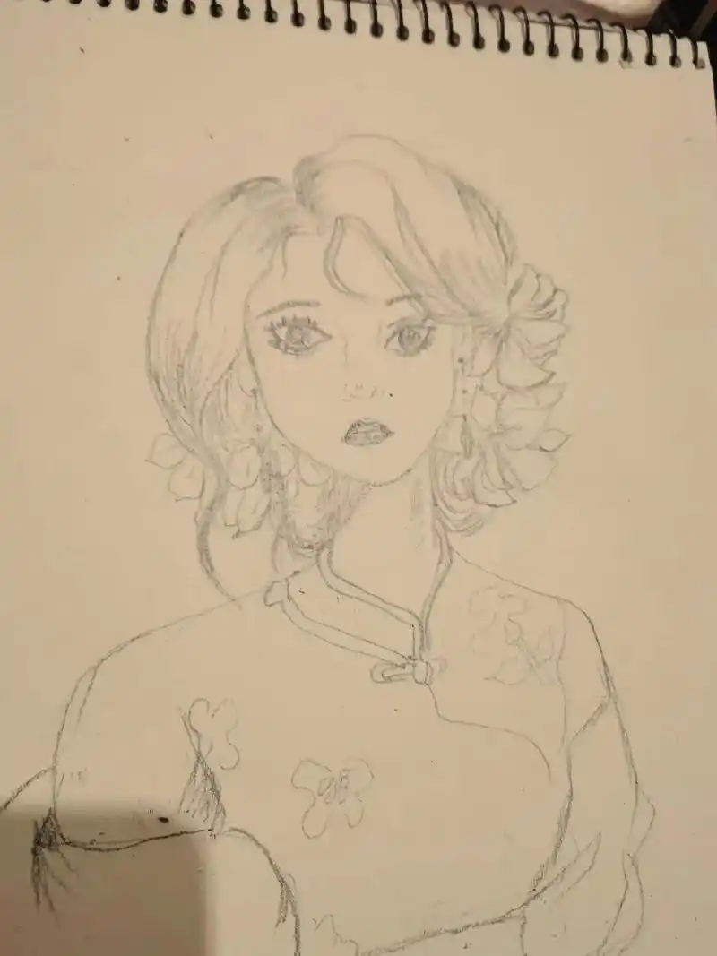 民国时期的女子别有一番韵味 #民国 #江南烟雨 #手绘 #画 - 抖音