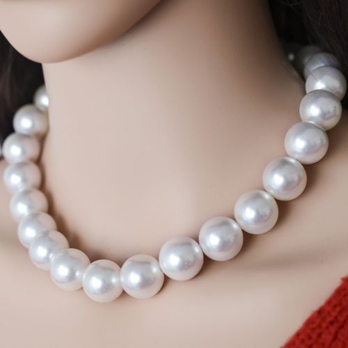 超大珍珠项链