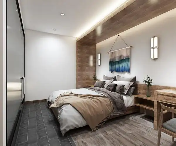 民宿效果图|空间|家装设计|天斐效果图刘杉杉 - 原创作品 - 站酷