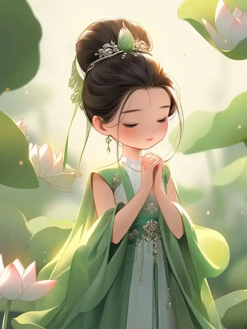 莲花仙女仲夏夜之梦夏时花宴古风头像夏日荷花