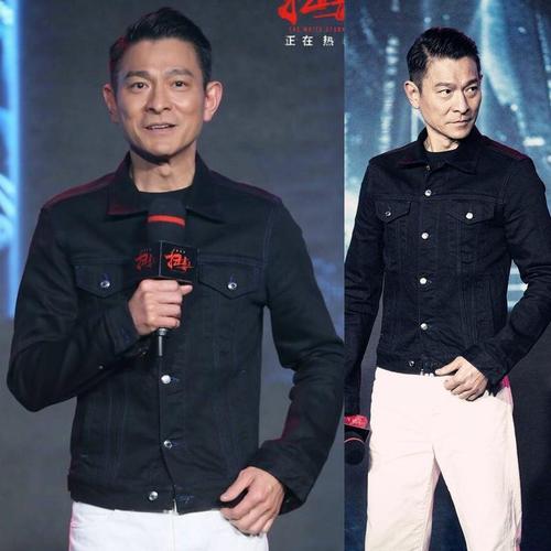 流浪地球2刘德华同款牛仔外套潮流短款百搭工装夹克男装上衣褂子