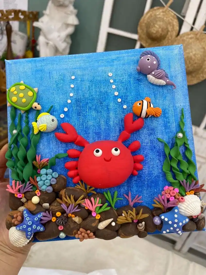 粘土海洋系列 孩子粘土作业之海洋.