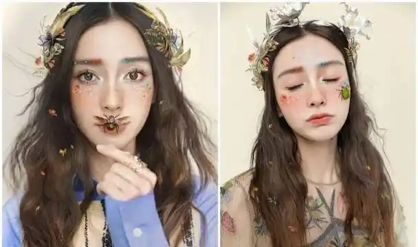 不过有一说一,angelababy这组大片的妆容还是很好看的,满满日系的感觉