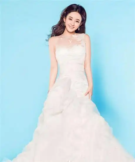 丽颖穿上婚纱绝对不输小龙女|赵丽颖|婚纱|小龙女_新浪时尚_新浪网