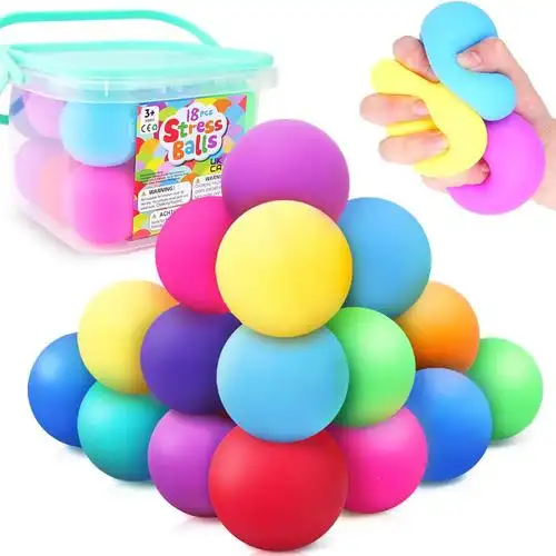跨境tpr解压面粉球挤压玩具软胶慢回弹发泄球减压玩具批发-阿里巴巴