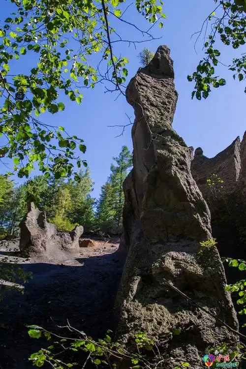 大美长白山——峡谷浮石林