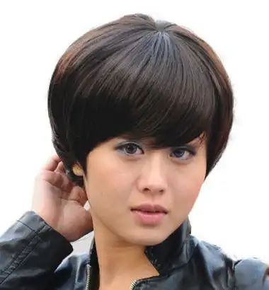 沙宣短发离子烫发型 女士沙宣短发直发型(3)