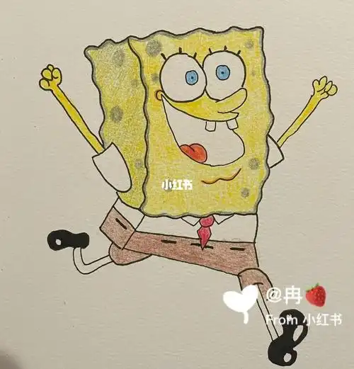 海绵宝宝儿童话彩铅