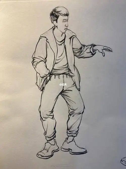 人物速写动态速写练习