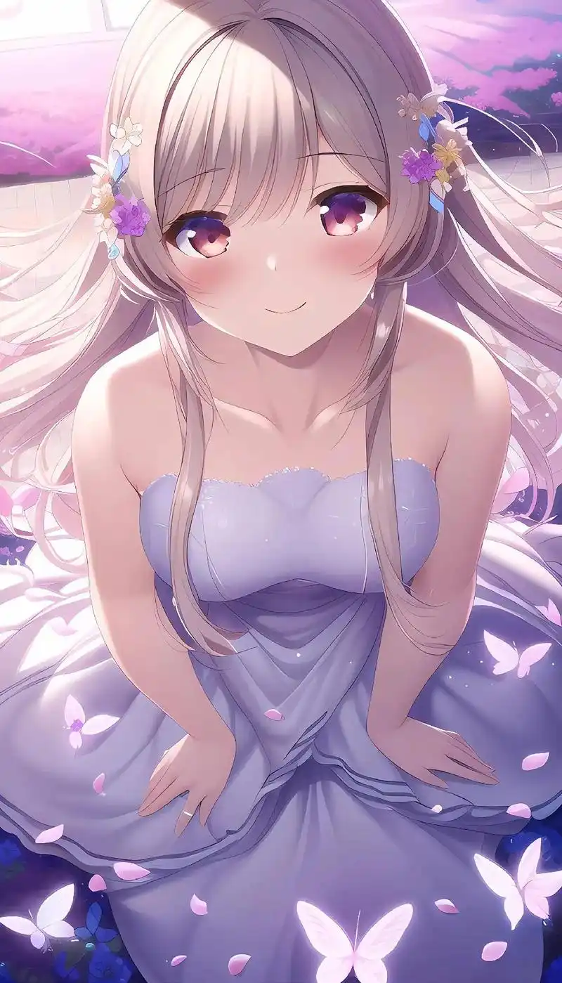 小清新少女-来啦!#动漫壁纸 #绝美壁纸 #二次元 #动漫 - 抖音