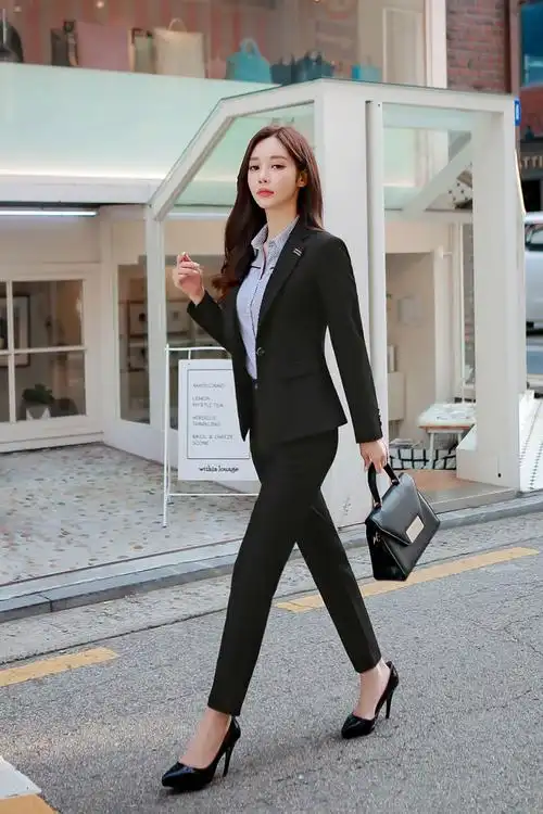 女装套装高品质职业装气质女神范休闲小西装套装女韩版时尚女装西服