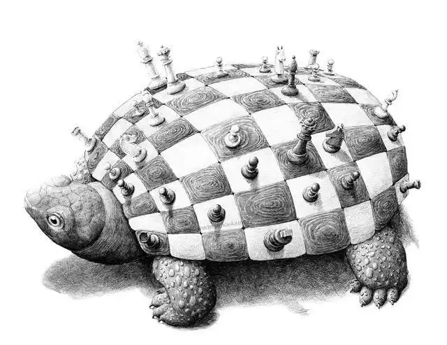 这样脑洞大开的创意素描作品也许哪天真能走进动画片里去