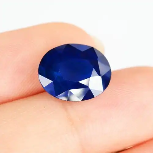 5.24ct 天然蓝宝石裸石 颜色浓郁 可设计款式镶嵌6816