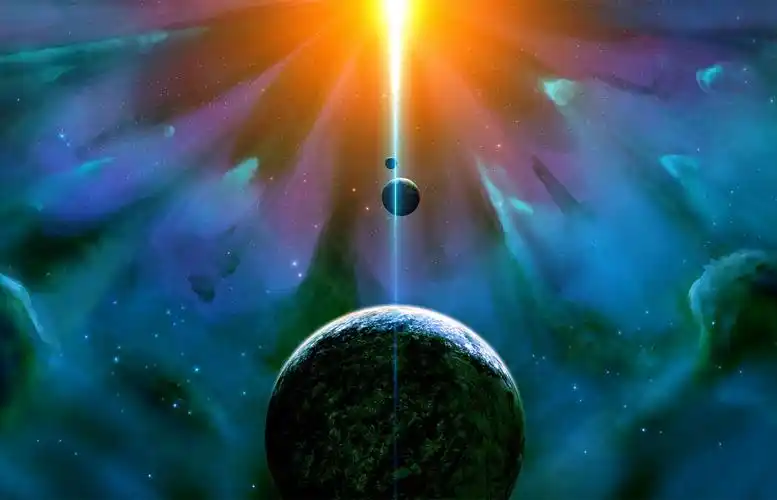 梦幻宇宙星球美景桌面_浪漫迷人的星球