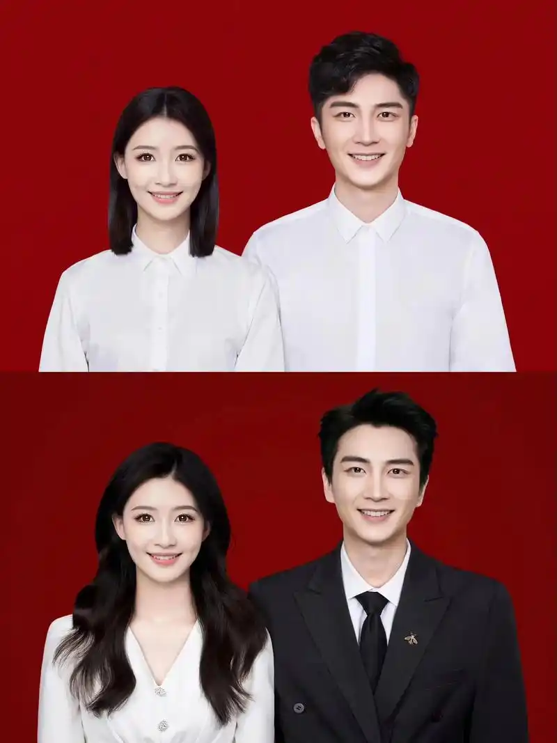 10元换装真划算,白衬衫改美式登记照完美.#美式登记照 #韩 - 抖音